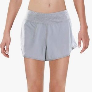 Reebok Women Running Shorts Built in Brief Sage Green Size Small